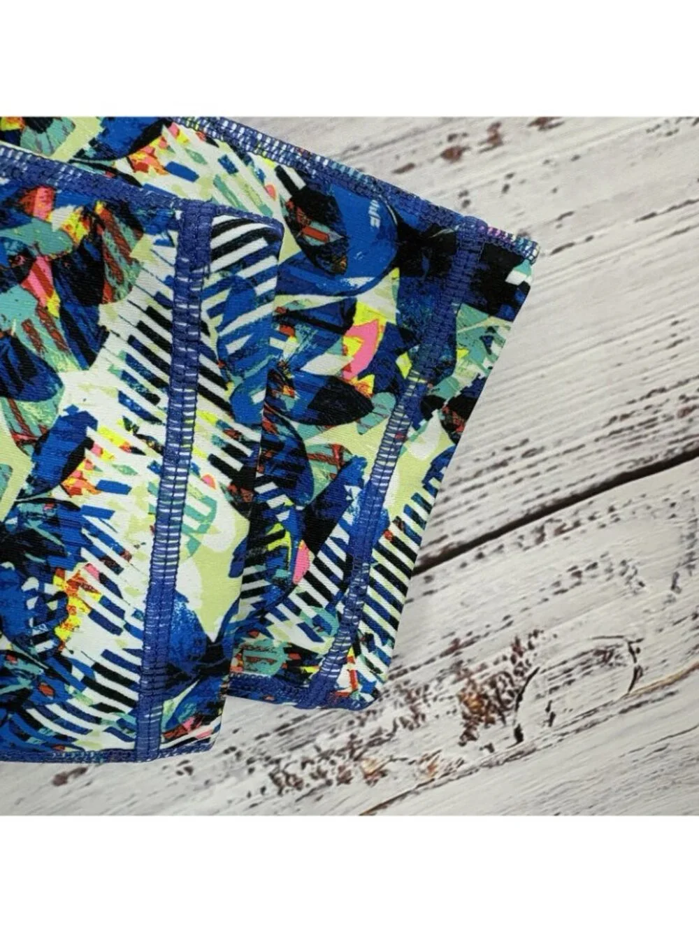 Gap Fit Multicolor Abstract Print Capri Leggings